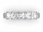 wedding rings multi diamonds MW58 birds eye view
