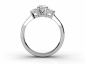 Diamond Rings MPA60 through finger view 