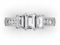 multi diamond trilogy rings MP60 birds eye view