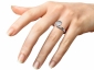 wedding ring SWFO2 on finger view