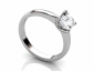 diamond engagement rings SWP46 profile view 