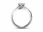 Diamond ring SWR12 through finger view
