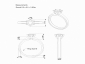 Diamond ring SWR12 CAD view 