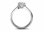 Diamond ring SWR14 through finger view 