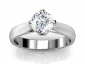 white gold diamond rings SWR18 raised  view