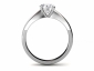 engagement rings white gold SWR19 through finger view