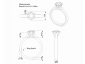Diamond rings SWR20 CAD view