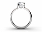 round diamond engagement rings SWR21 through finger view