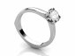 white gold diamond engagement rings SWR23 profile view 