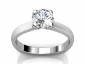 white gold diamond engagement rings SWR23 raised view