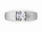 tenison set diamond engagement rings SWR26 birds eye view