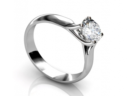 White gold rings engagement SWR28 profile image 