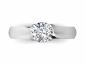White gold rings engagement SWR28 birds eye view
