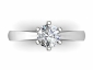  white gold six claw rings SWR30 birds eye view