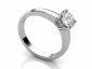 round diamond rings SWR64 profile view 