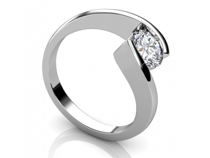 twist band rings SWR66 profile view