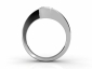 twist band rings SWR66 through finger view
