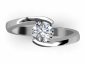 twist band rings SWR66 birds eye view