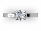 Rings engagement white gold SWR68 birds eye view