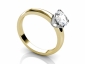 Diamond ring SYF01 profile view 