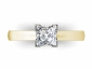 yellow gold diamond rings SYP32 birds eye view