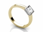 yellow gold diamond rings SYP43 profile view