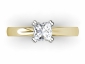 two tone gold rings SYP45 birds eye view