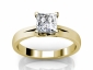 gold solitaire rings SYP47 raised view 