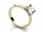 diamond engagement ring SYP48 profile view