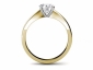 four claw engagement rings SYR19 through finger view 