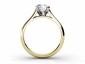 Diamond Rings SYR31 profile through finger view 