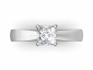 Diamond Solitaire ring SPP37 birds eye view 