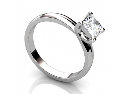 engagement ring SPP47 profile view