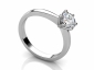 diamond engagement rings SPR69 profile view