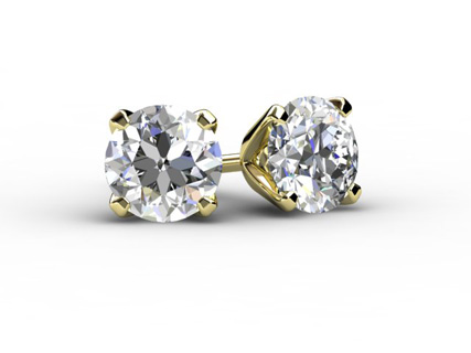 ERCY07 diamond stud earrings first image 