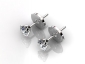 second view diamond earrings ERCP04 