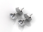1ct Diamond earrings ERCP06 top image