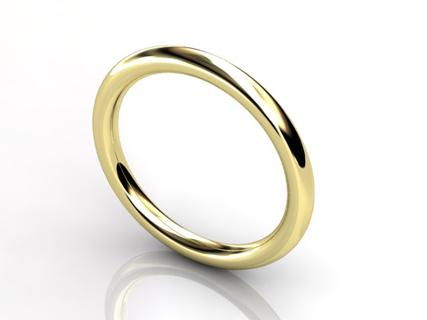 yellow gold halo wedding rings WGY06