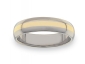 Titanium Wedding Rings Gold Inlay WGT05