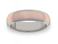Rose Gold and Titanium Wedding Rings WGT11